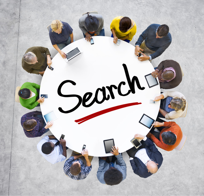 People Social Networking Search Brainstorming Concept